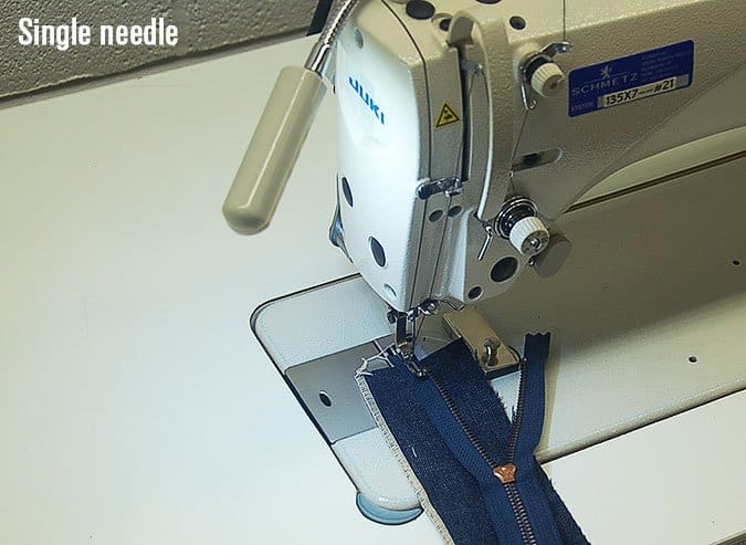The Todd Shelton brand: single needle sewing machine
