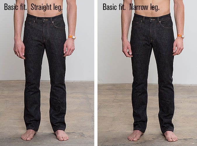 Straight Leg Jeans vs. Narrow Leg Jeans - Todd Shelton Blog