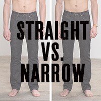 Straight Leg Jeans vs. Narrow Leg Jeans - Todd Shelton Blog