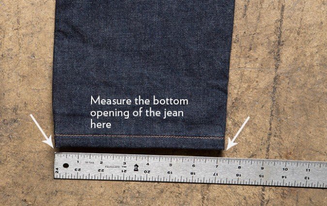 Do It Yourself Jean Measuring