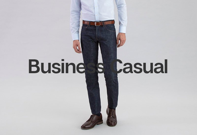 business casual jeans