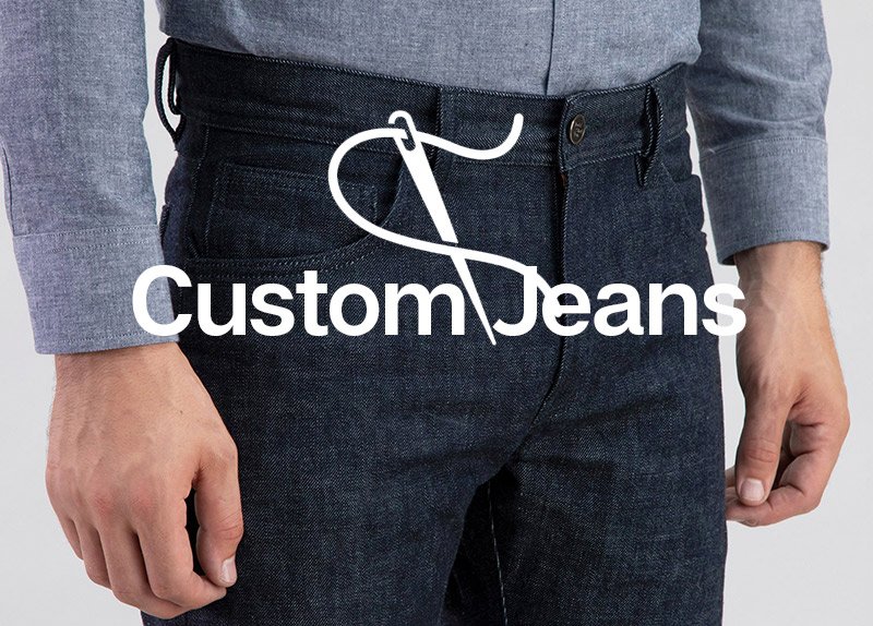 mens custom jeans