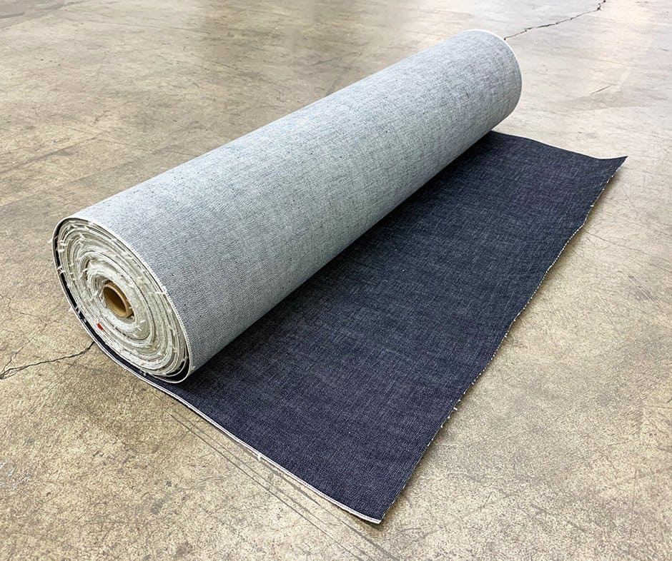 raw denim fabric