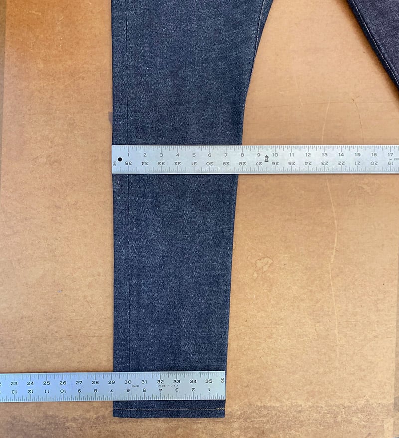 Jean Knee and Ankle Measurement