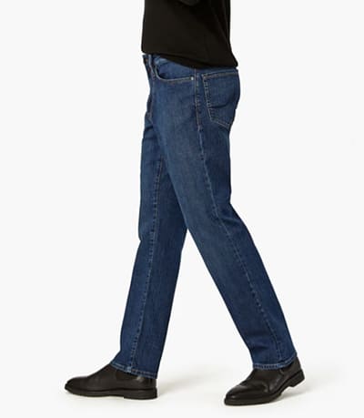 34 Heritage Business Casual Jeans in Dark Wash. 