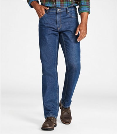 LL Bean jeans make an affordable business casual jean 