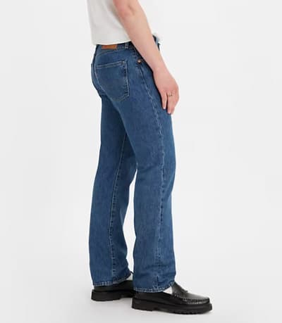 Levi's 501 Dark Wash Jeans are suitable for the office