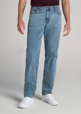 American tall specializes in jeans for tall men.